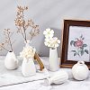 6Pcs 6 Style Mini Ceramic Floral Vases for Home Decor BOTT-NB0001-05-5