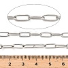 Stainless Steel Oval Paperclip Chains CHS-G040-01A-P-3