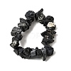 Natural Black Tourmaline Beads Strands G-I283-F12-3