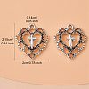 Tibetan Style Alloy Pendants TIBE-YW0001-43-4