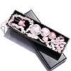 Natural Rose Quartz Dowsing Pendulum Cone Big Pendants & Heart Massage Stone & Bracelet & Pendant Decoration Sets PW-WG73208-01-5