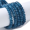 Dyed Natural Malaysia Jade Rondelle Beads Strands X-G-E316-2x4mm-54-1