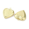 Rack Plating Brass Locket Pendants KK-G489-03G-2