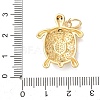 Brass Enamel Pendants KK-C264-03A-G-3