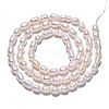 Natural Cultured Freshwater Pearl Beads Strands X1-PEAR-N012-03D-3
