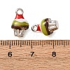 Afternoon Tea Alloy Enamel Pendants AL-CBA3252-03P-A-3