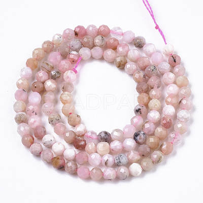 Natural Pink Opal Beads Strands G-R462-018B-AB-1
