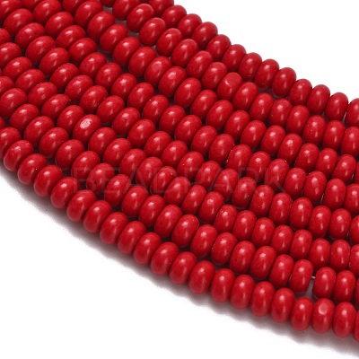 Synthetic Turquoise Beads Strands G-Z110-B01-2x4mm-02-1