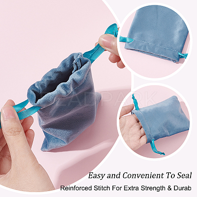 24Pcs 24 Styles Velvet Bags Drawstring Jewelry Pouches TP-BC0001-09-1