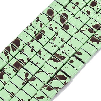Spray Painted Synthetic Non-magnetic Hematite Bead Strands G-T124-02I-1-1
