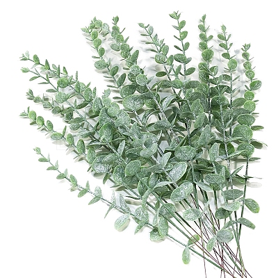 Plastic Artificial Eucalyptus Leaves PW-WG8731F-09-1