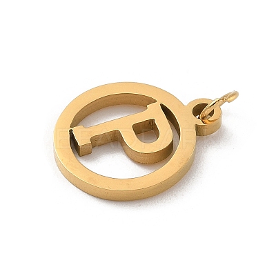 304 Stainless Steel Charms
with Jump Ring LS-STAS-R001-02G-P-1