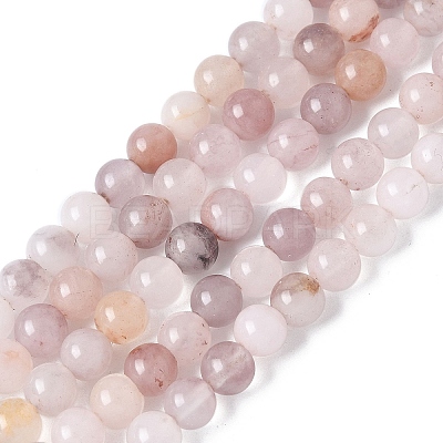 Natural Violet Strawberry Quartz Beads Strands X-G-P530-B02-01-1