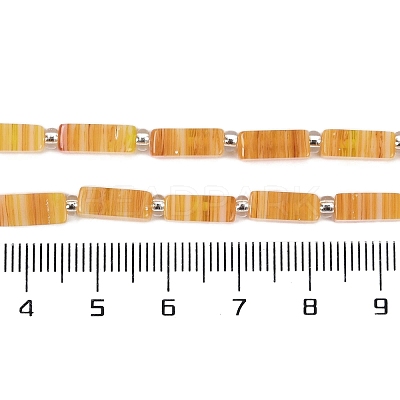 Handmade Lampwork Beads Strands LAMP-Q037-01B-01-1