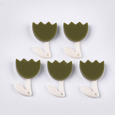 Cellulose Acetate(Resin) Pendants KY-S158-25B-1