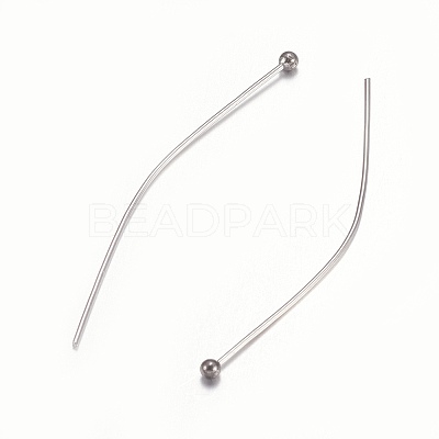 Tarnish Resistant 304 Stainless Steel Ball Head Pins LS-STAS-O105-04-0.6x40mm-1