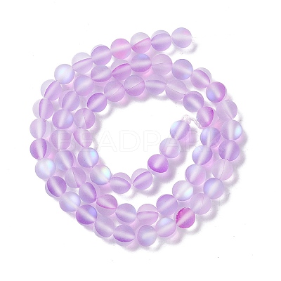 Synthetic Moonstone Beads Strands G-E573-01A-03-1