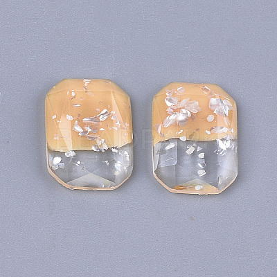 Two Tone Resin Cabochons LS-X-CRES-T014-06J-1