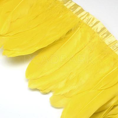 Fashion Goose Feather Cloth Strand Costume Accessories FIND-Q040-05G-1
