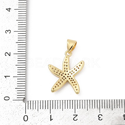 Brass Micro Pave Cubic Zirconia Pendants KK-D317-072G-1