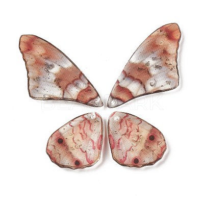 Translucent Resin Pendants Set RESI-G063-01C-1