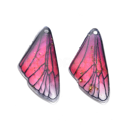 Transparent Resin Pendants RESI-Q216-001H-1