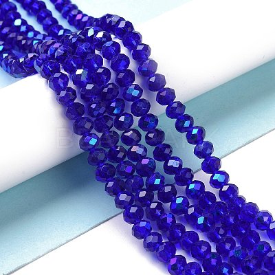 Electroplate Glass Beads Strands EGLA-A044-T1mm-L06-1