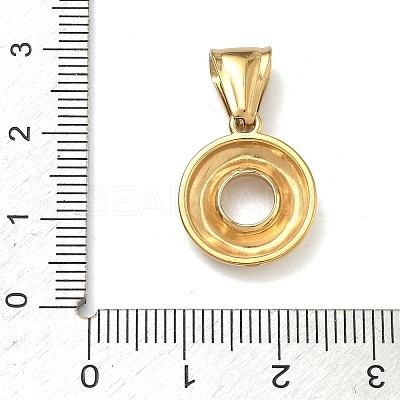 304 Stainless Steel Pendants STAS-D225-03G-1