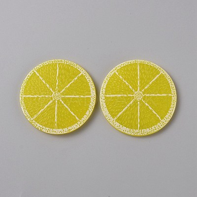 Fruit Theme Plastic Cabochons KY-WH0004-22B-1