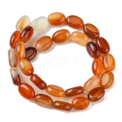Natural Red Agate(Dyed & Heated) Beads Strands G-K365-B02-01-1