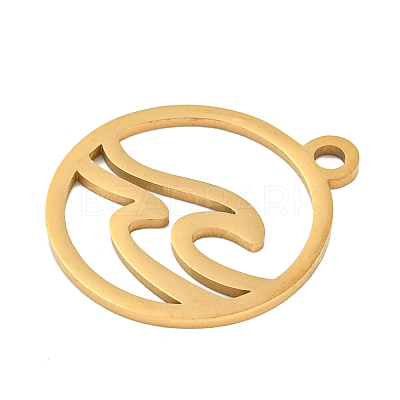 Ion Plating(IP) 304 Stainless Steel Pendants STAS-B056-26G-01-1