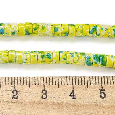 Baking Paint Synthetic Turquoise Beads Strands G-H060-02A-01-1