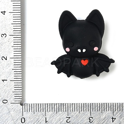 Bat Food Grade Silicone Focal Beads SIL-Q030-14B-1