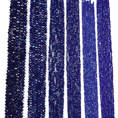 Electroplate Opaque Solid Color Glass Beads Strands EGLA-A044-P3mm-L07-1