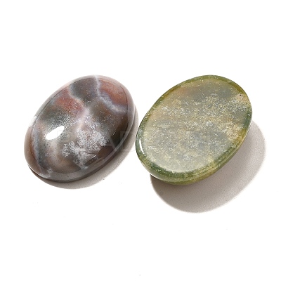 Natural Indian Agate Gemstone Cabochons G-T020-18x25mm-27-1