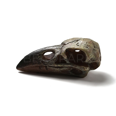 Crow Raven Bird Skull Resin Home Display Decoration RESI-A018-01B-1