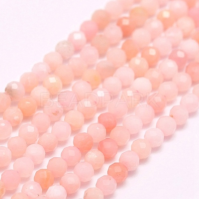 Natural Pink Opal Beads Strands G-F509-05-2mm-1