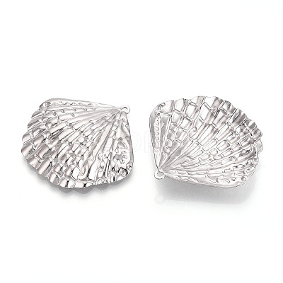 304 Stainless Steel Pendants STAS-T065-37P-1
