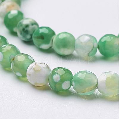 Natural Fire Crackle Agate Beads Strands G-D210-6mm-M1-1