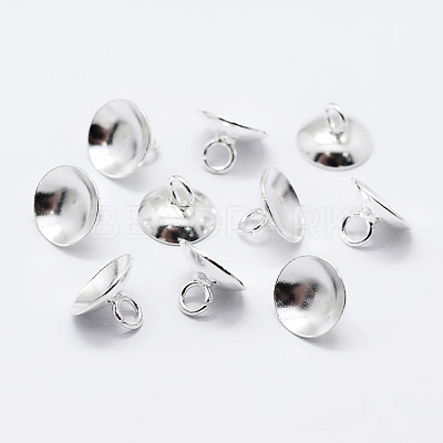 925 Sterling Silver Pendant Bails STER-K167-048E-S-1