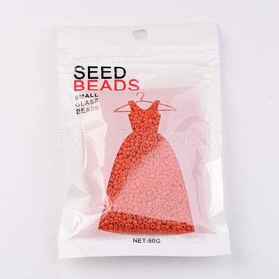 12/0 1.5~2mm Baking Paint Glass Seed Beads Loose Spacer Beads X-SEED-S001-K4-1