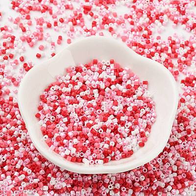 Baking Paint Glass Seed Beads SEED-S042-05B-46-1