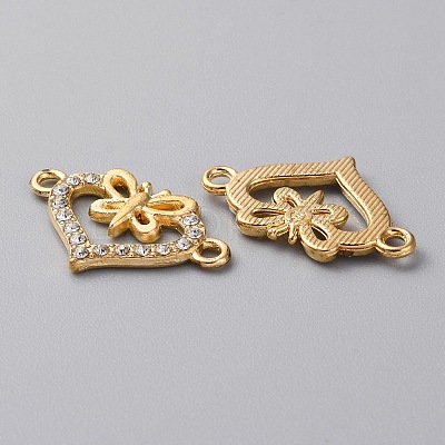 Alloy Crystal Rhinestone Connector Charms RB-WH0001-06A-1