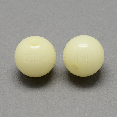 Imitation Jelly Acrylic Beads JACR-R001-8mm-10-1