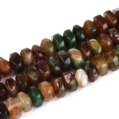 Natural Agate Beads Strands G-N356-01A-05-1