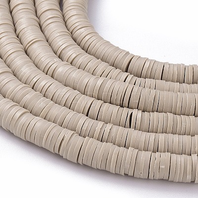 Handmade Polymer Clay Beads X-CLAY-R067-6.0mm-02-1
