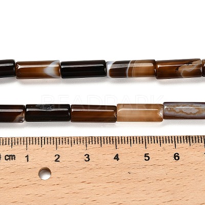 Dyed Natural Agate Beads Strands G-G203-01E-1