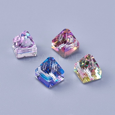 Flat Back K9 Glass Rhinestone Charms RGLA-F062-B-1