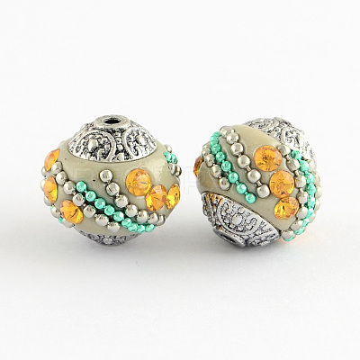 Handmade Indonesia Beads IPDL-R437-01-1