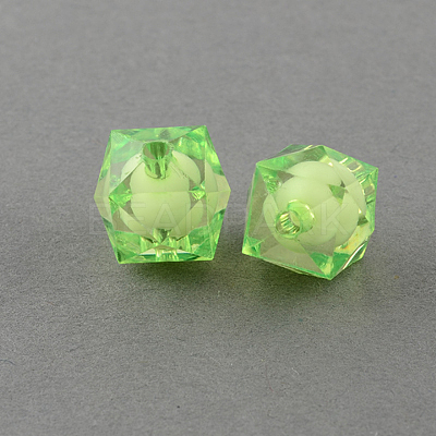 Transparent Acrylic Beads TACR-S112-10mm-16-1